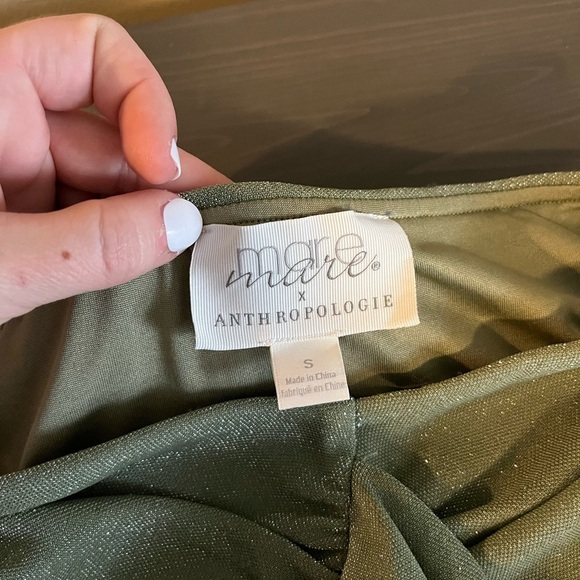 Anthropologie X Mare Mare Ruched Shimmer Skirt - Picture 7 of 11